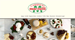 Desktop Screenshot of caseificiomarzulli.com
